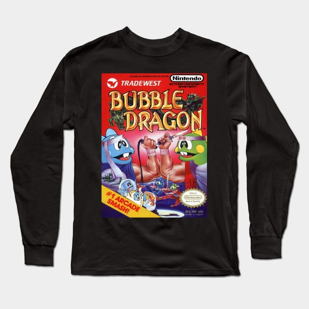 Bubble Dragon Long Sleeve T-Shirt by Unsanctioned Goods